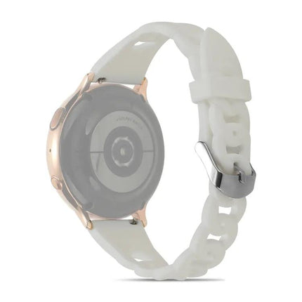 Silicone Watch Band With Ring Buckle Adjustable, 20mm 22mm