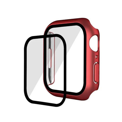 Apple Watch Case PC Tempered Glass Full Cover 41mm 45mm