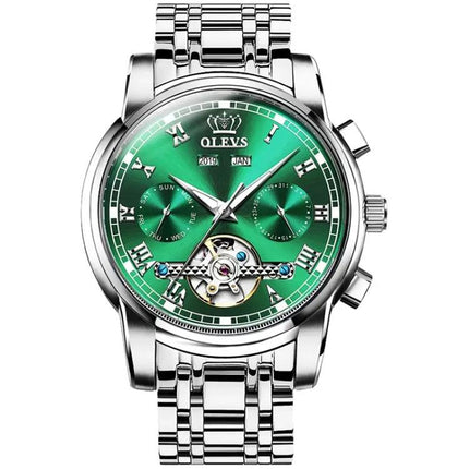 OLEVS Men's Automatic Mechanical Watch Stainless Steel | Syndmart