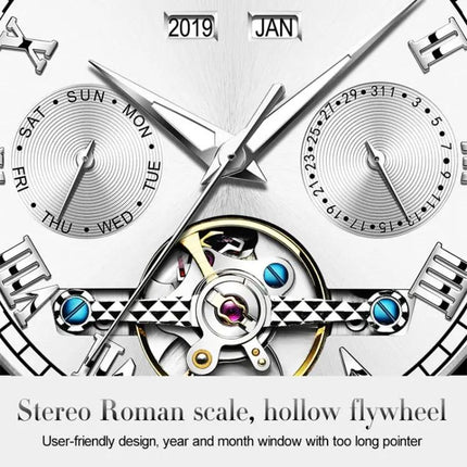 OLEVS Men's Automatic Mechanical Watch Stainless Steel | Syndmart
