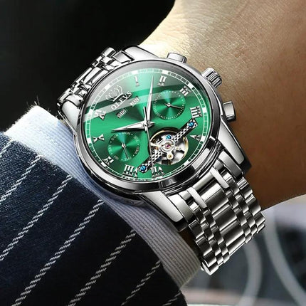 OLEVS Men's Automatic Mechanical Watch Stainless Steel | Syndmart