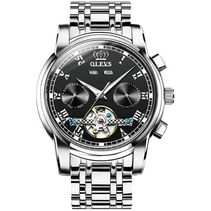 OLEVS Men's Automatic Mechanical Watch Stainless Steel | Syndmart