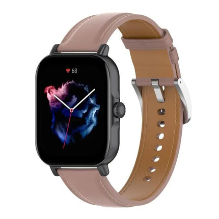 20mm Genuine Leather Replacement Watch Band Compatible