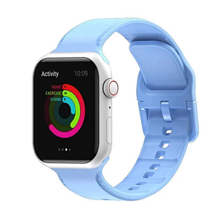 Silicone Stitching Apple Watch Band Fits 41/40/38mm
