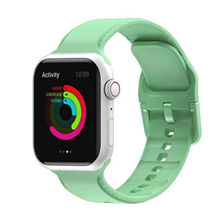 Silicone Stitched Band For Apple Watch 38/40/42/44/45mm