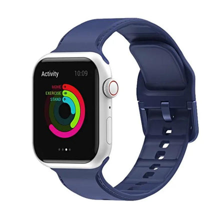 Silicone Stitched Band For Apple Watch 38/40/42/44/45mm