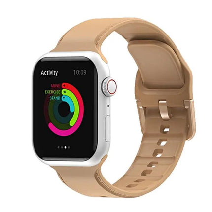 Silicone Stitched Band For Apple Watch 38/40/42/44/45mm