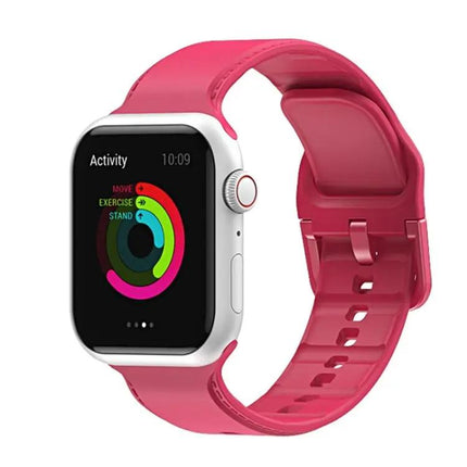 Silicone Stitched Band For Apple Watch 38/40/42/44/45mm