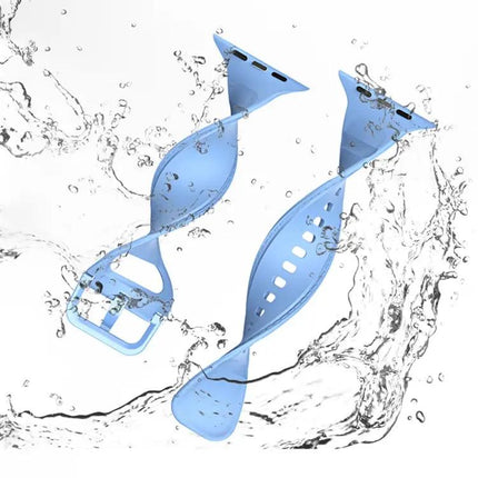 Silicone Stitched Band For Apple Watch 38/40/42/44/45mm
