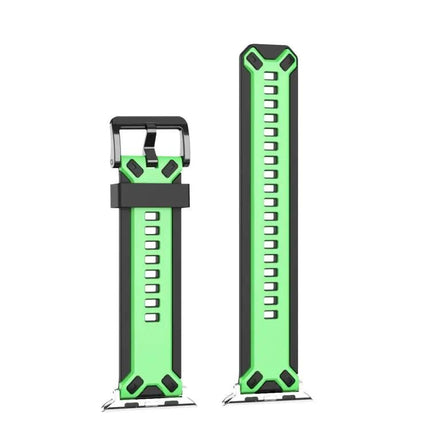 Two-Tone Silicone Watch Band for Apple Watch 38-45mm