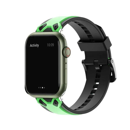 Two-Tone Silicone Watch Band for Apple Watch 38-45mm
