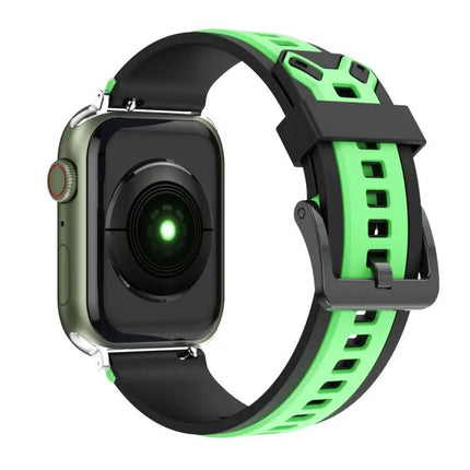 Two-Tone Silicone Watch Band for Apple Watch 38-45mm