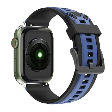 Two-Tone Silicone Watch Band for Apple Watch 38-45mm