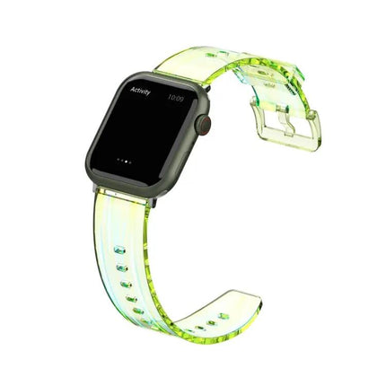 Aurora Transparent Silicone Apple Watch Band 38-45mm