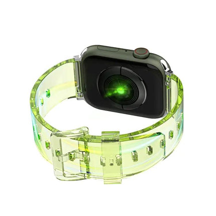Aurora Transparent Silicone Apple Watch Band 38-45mm