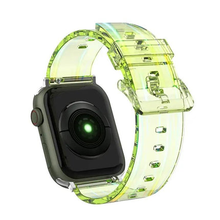 Aurora Transparent Silicone Apple Watch Band 38-45mm