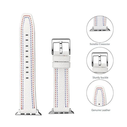 Leather Apple Watch Band Compatible 38/40/41/42/44/45mm