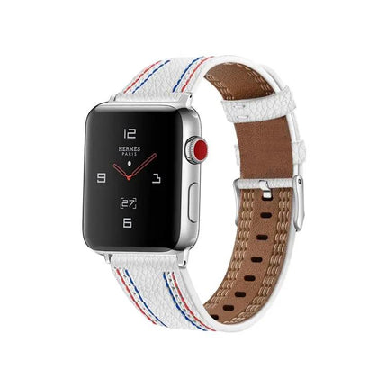 Leather Apple Watch Band Compatible 38/40/41/42/44/45mm