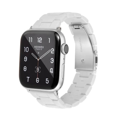 Three-Bead Candy Color Silicone Watch Band For Apple Watch