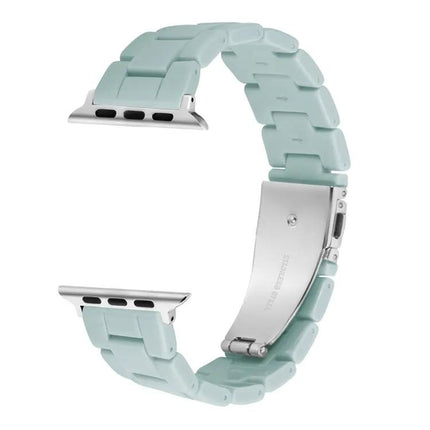 Three-Bead Candy Color Silicone Watch Band For Apple Watch