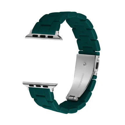 Three-Bead Candy Color Silicone Watch Band For Apple Watch