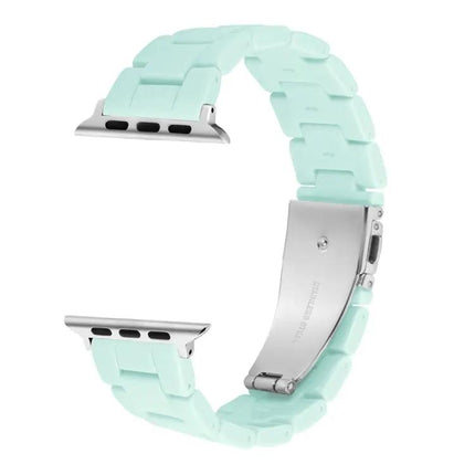 Three-Bead Candy Color Silicone Watch Band For Apple Watch