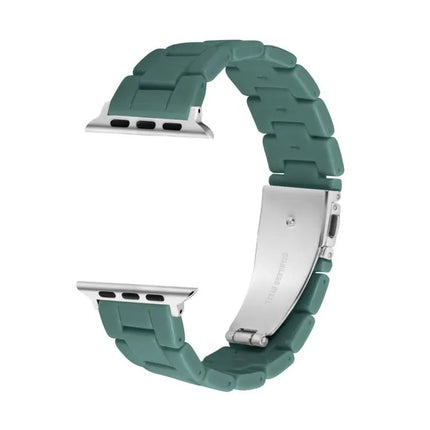 Three-Bead Candy Color Silicone Watch Band For Apple Watch