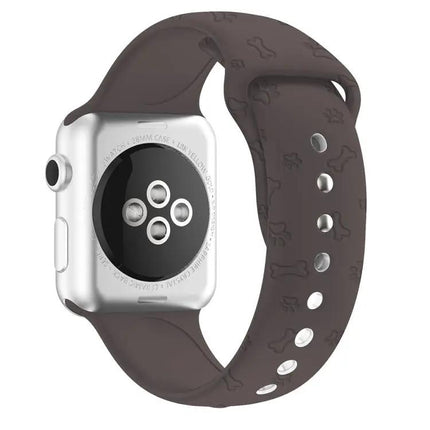 Dog Paw Silicone Apple Watch Band Strap 38-45mm Compatible