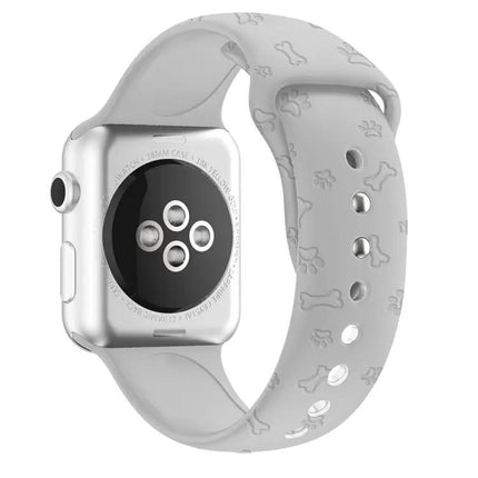 Dog Paw Silicone Apple Watch Band Strap 38-45mm Compatible
