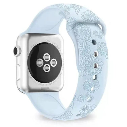 Sunflower Silicone Apple Watch Band 38/40/41/42/44/45mm