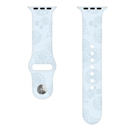 Sunflower Silicone Apple Watch Band 38/40/41/42/44/45mm