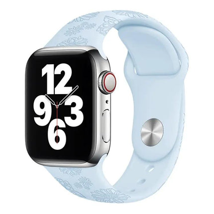 Sunflower Silicone Apple Watch Band 38/40/41/42/44/45mm