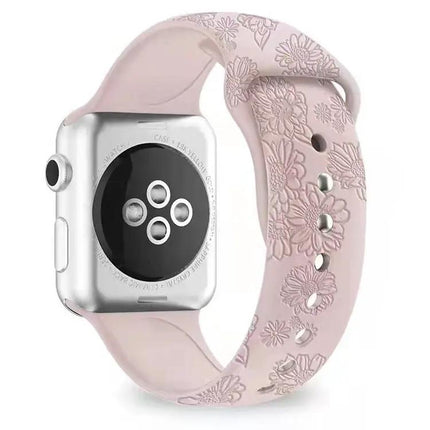 Sunflower Silicone Apple Watch Band 38/40/41/42/44/45mm