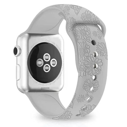 Sunflower Silicone Apple Watch Band 38/40/41/42/44/45mm