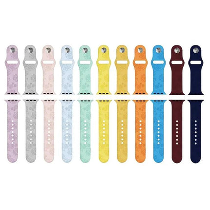 Sunflower Silicone Apple Watch Band 38/40/41/42/44/45mm