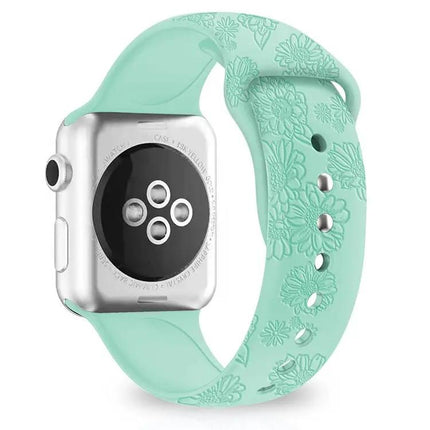 Sunflower Silicone Apple Watch Band 38/40/41/42/44/45mm