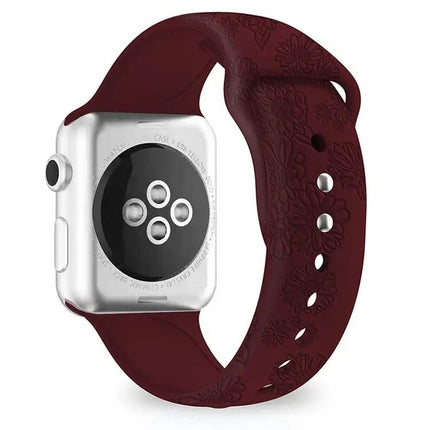 Sunflower Silicone Apple Watch Band 38/40/41/42/44/45mm