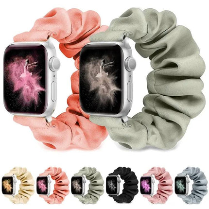 Elastic Single Loop Cloth Watch Band For Apple Watch 38-45mm