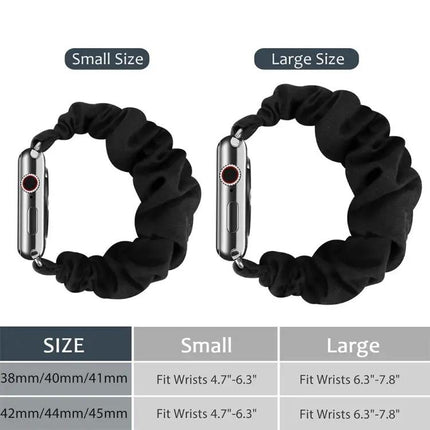 Elastic Single Loop Cloth Watch Band For Apple Watch 38-45mm