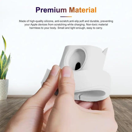 3-in-1 Silicone Charging Stand for iPhone iWatch AirPods