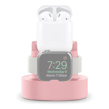 3-in-1 Silicone Charging Stand for iPhone iWatch AirPods