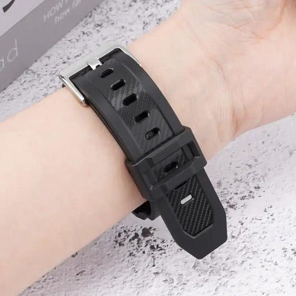 Carbon Fiber Sport Watch Band For Apple Watch 38-45mm