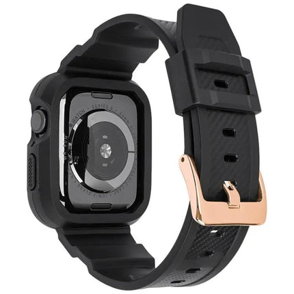 Carbon Fiber Sport Watch Band For Apple Watch 38-45mm