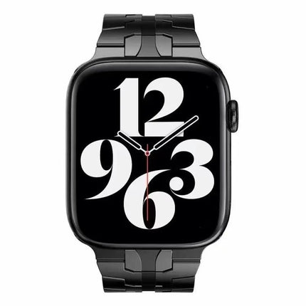 Butterfly Buckle Metal Watch Band For Apple Watch 38/42/44mm