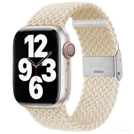 Braided Nylon Replacement Watch Band For Apple Watch 38-45mm