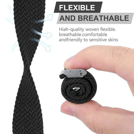 Braided Nylon Replacement Watch Band For Apple Watch 38-45mm