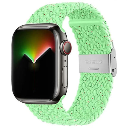 Braided Nylon Replacement Watch Band For Apple Watch 38-45mm