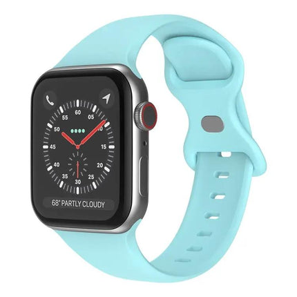 Butterfly Buckle Silicone Apple Watch Band L Size 41/40mm