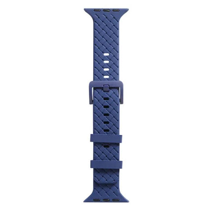 Braided Silicone Watch Band For Apple Watch Fits 38-45mm
