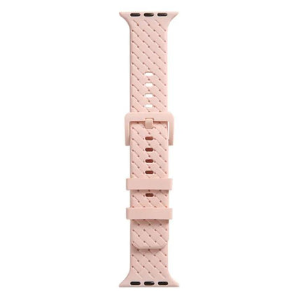 Braided Silicone Watch Band For Apple Watch Fits 38-45mm